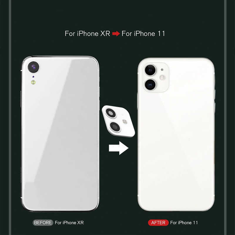 Apple iPhone XR 6.1 Zore CP-03 iPhone 11 Kamera Lens Dönüştürücü Siyah