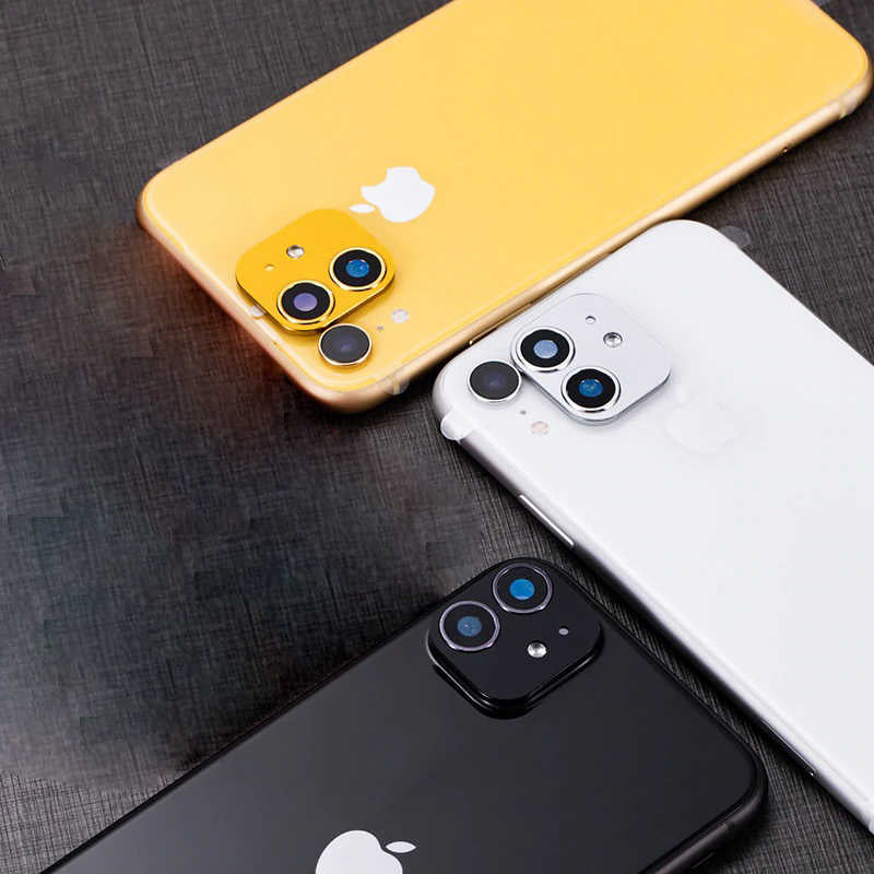 Apple iPhone XR 6.1 Zore CP-03 iPhone 11 Kamera Lens Dönüştürücü Gold