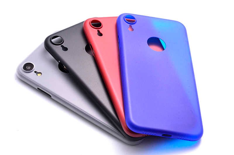 Apple iPhone XR 6.1 Kılıf Zore 1.Kalite PP Silikon Siyah
