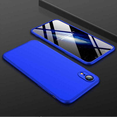 Apple iPhone XR 6.1 Kılıf Zore Ays Kapak Mavi