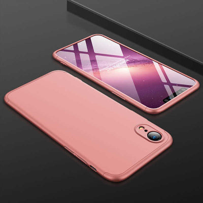 Apple iPhone XR 6.1 Kılıf Zore Ays Kapak Rose Gold