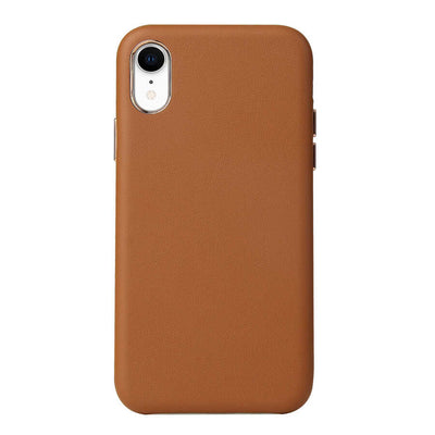 Apple iPhone XR 6.1 Kılıf Zore Eyzi Kapak Kahverengi