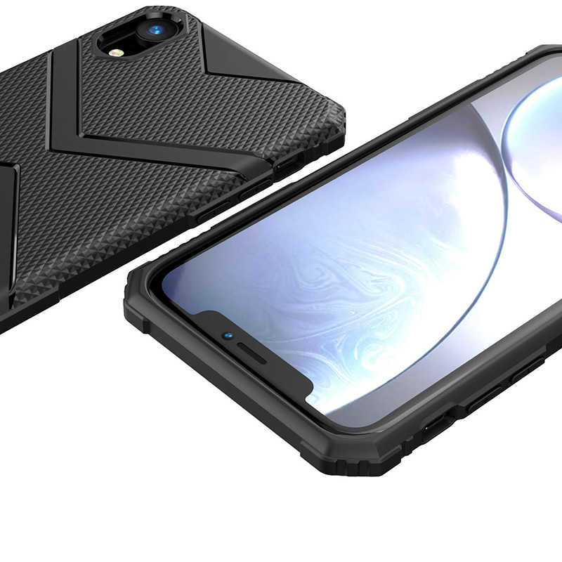 Apple iPhone XR 6.1 Kılıf Zore Hank Silikon Lacivert