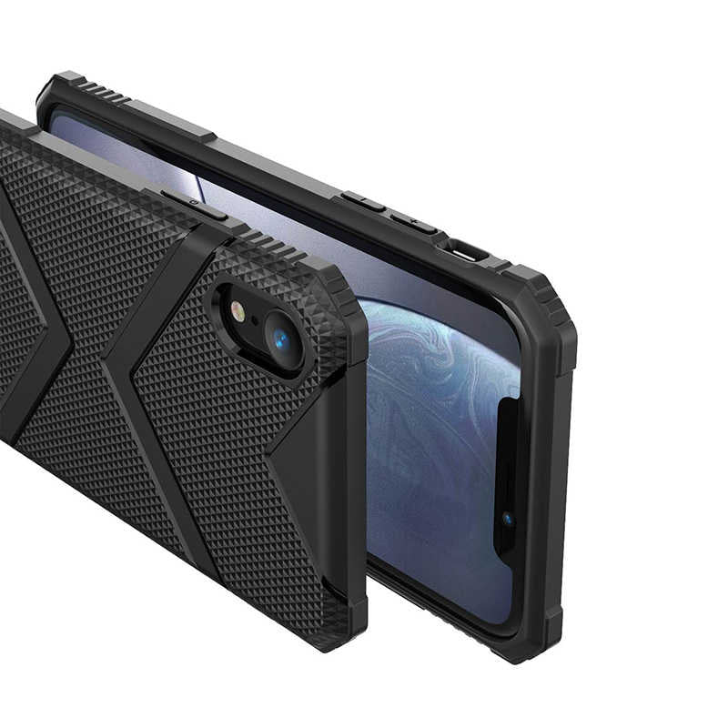 Apple iPhone XR 6.1 Kılıf Zore Hank Silikon Lacivert