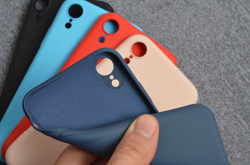 Apple iPhone XR 6.1 Kılıf Zore İnci Silikon Lacivert