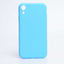 Apple iPhone XR 6.1 Kılıf Zore İnci Silikon Mavi Açık