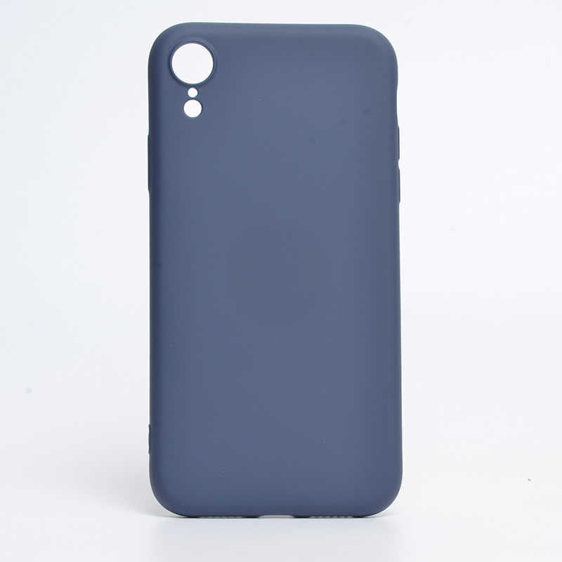 Apple iPhone XR 6.1 Kılıf Zore İnci Silikon Lacivert