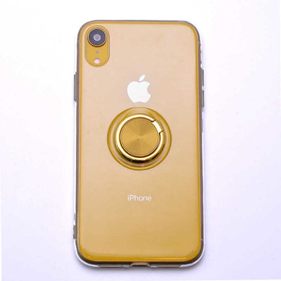 Apple iPhone XR 6.1 Kılıf Zore Les Silikon Gold