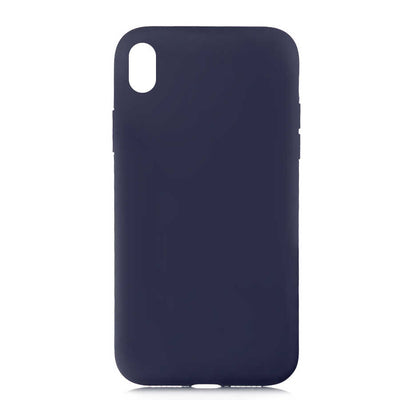 Apple iPhone XR 6.1 Kılıf Zore LSR Lansman Kapak Lacivert