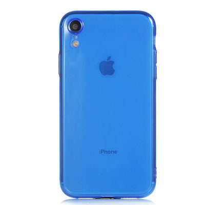 Apple iPhone XR 6.1 Kılıf Zore Mun Silikon Lacivert