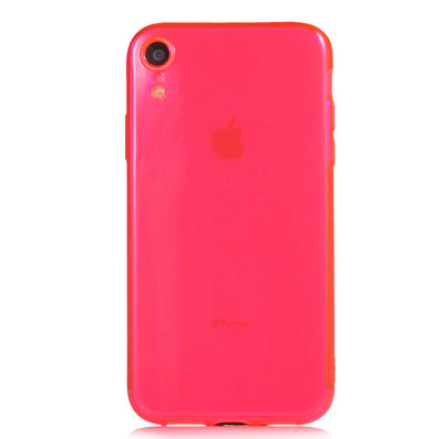 Apple iPhone XR 6.1 Kılıf Zore Mun Silikon Pembe