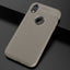 Apple iPhone XR 6.1 Kılıf Zore Niss Silikon Kapak Gri