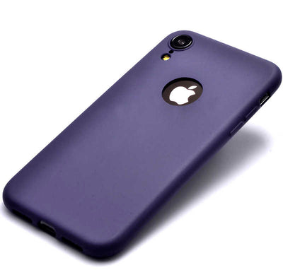 Apple iPhone XR 6.1 Kılıf Zore Premier Silikon Kapak Lacivert