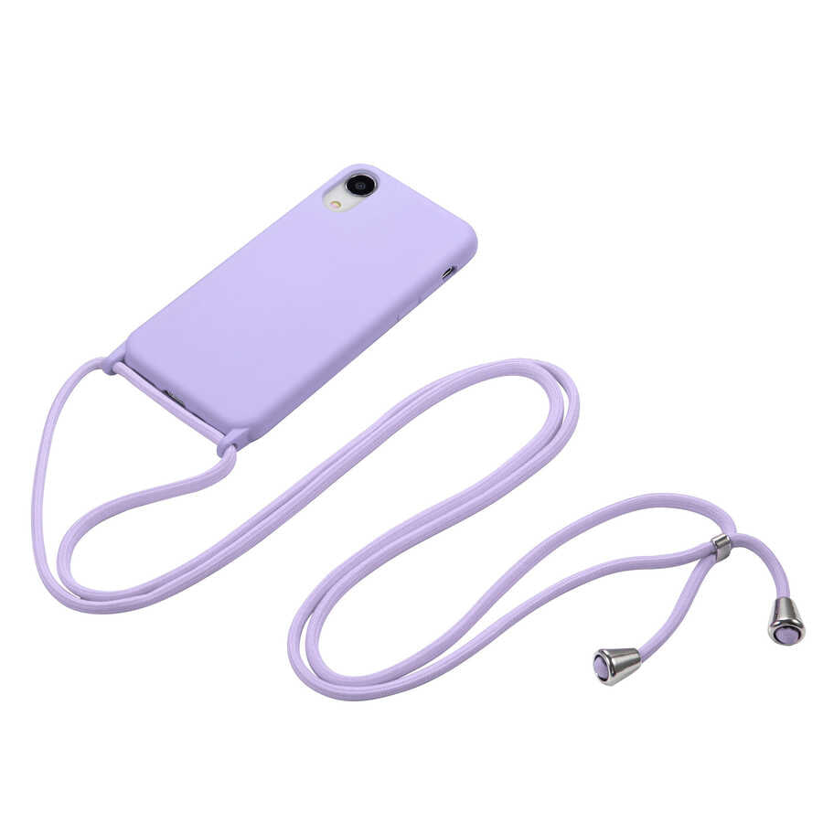 Apple iPhone XR 6.1 Kılıf Zore Ropi Kapak Turkuaz