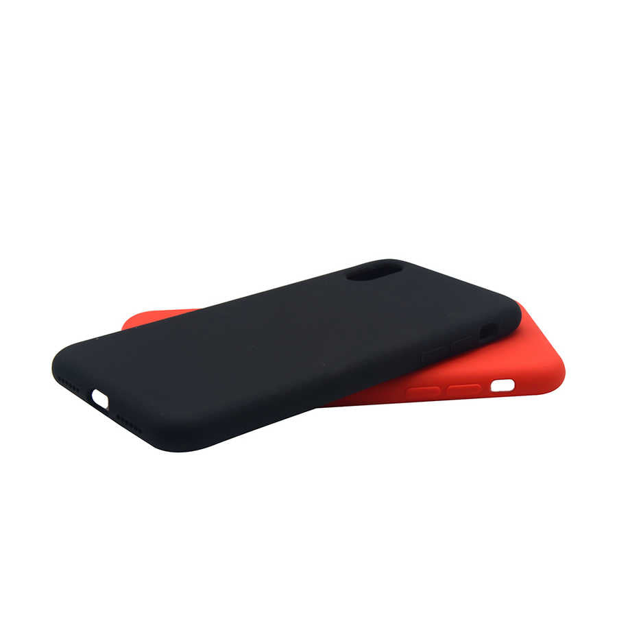 Apple iPhone XR 6.1 Kılıf Zore Silk Silikon Lacivert