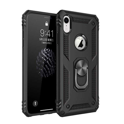 Apple iPhone XR 6.1 Kılıf Zore Vega Kapak Siyah