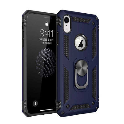Apple iPhone XR 6.1 Kılıf Zore Vega Kapak Mavi