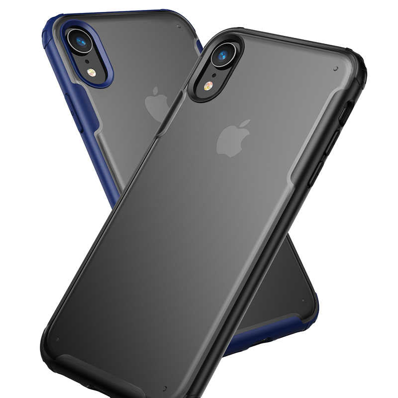 Apple iPhone XR 6.1 Kılıf Zore Volks Kapak Lacivert