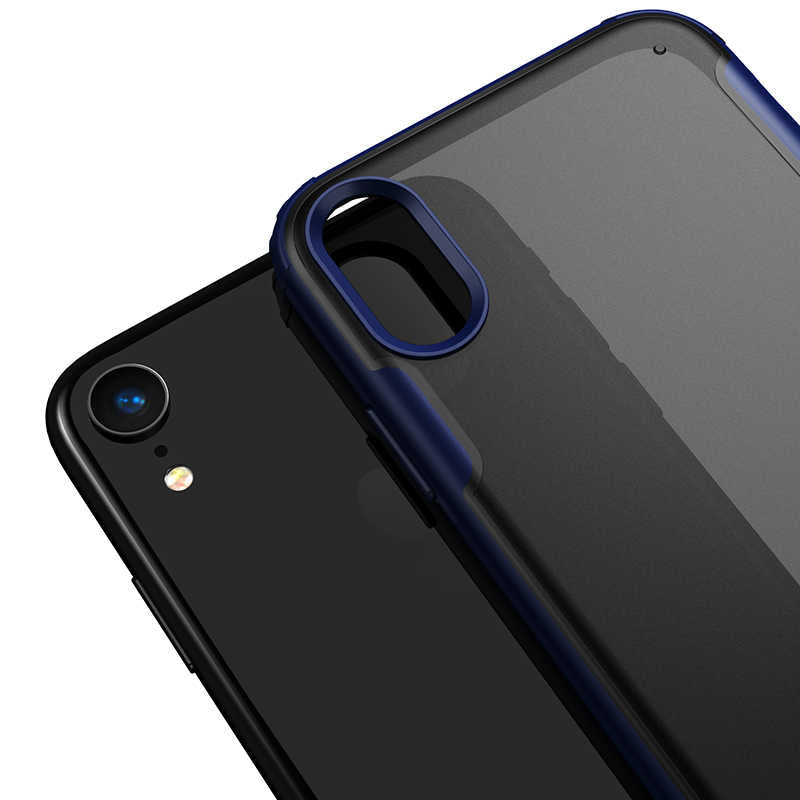 Apple iPhone XR 6.1 Kılıf Zore Volks Kapak Lacivert