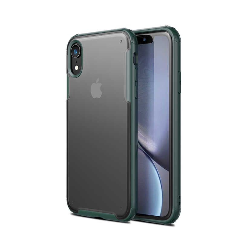 Apple iPhone XR 6.1 Kılıf Zore Volks Kapak Koyu Yeşil