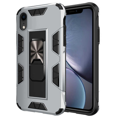 Apple iPhone XR 6.1 Kılıf Zore Volve Kapak Gri