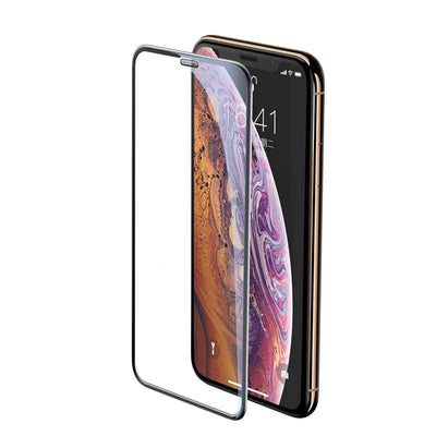 Apple iPhone XR 6.1 Zore Anti-Dust Temperli Ekran Koruyucu Siyah