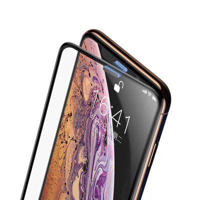 Apple iPhone XR 6.1 Zore Anti-Dust Temperli Ekran Koruyucu Siyah