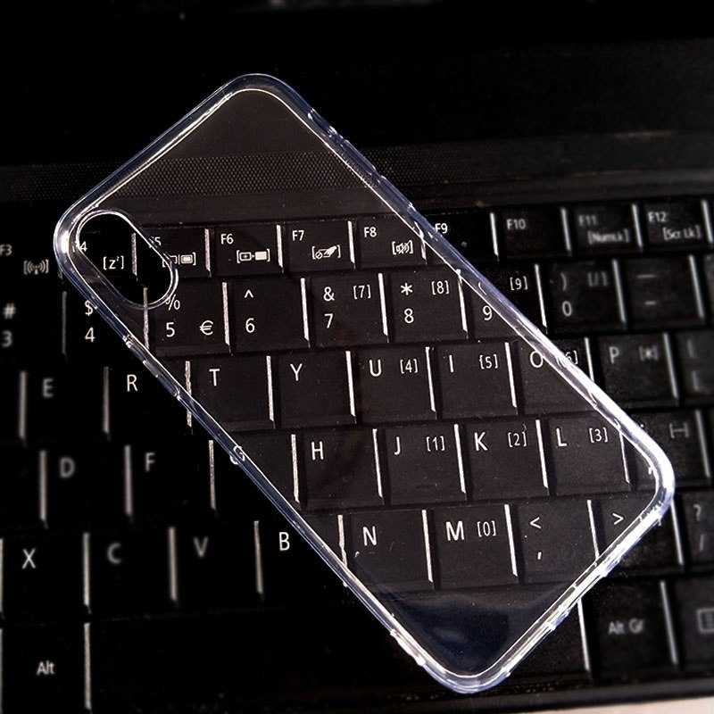 Apple iPhone XS 5.8 Kılıf Zore İmax Silikon Renksiz