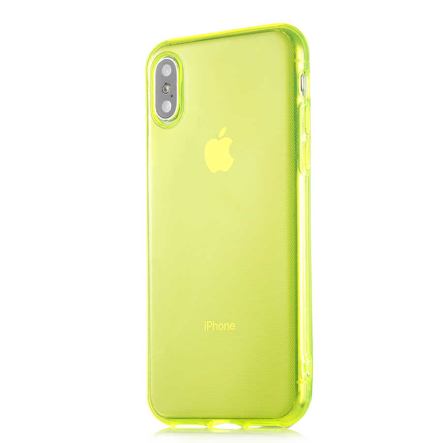 Apple iPhone XS 5.8 Kılıf Zore Mun Silikon Pembe