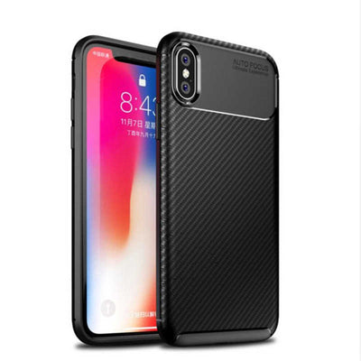 Apple iPhone XS 5.8 Kılıf Zore Negro Silikon Kapak Siyah
