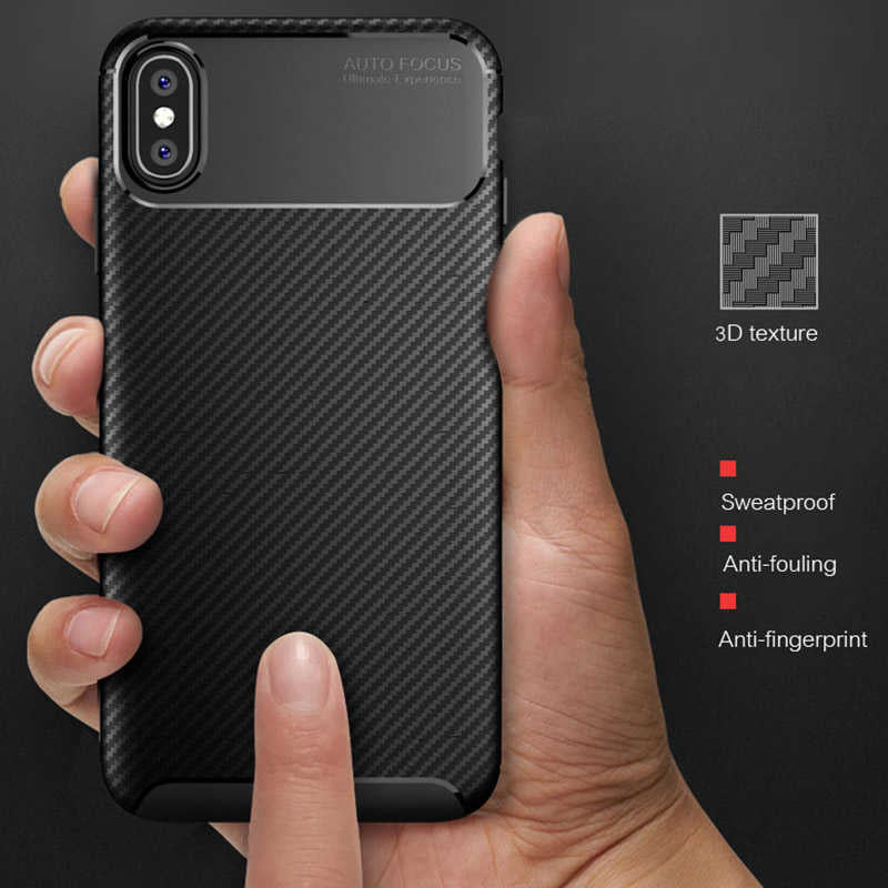 Apple iPhone XS 5.8 Kılıf Zore Negro Silikon Kapak Kahverengi