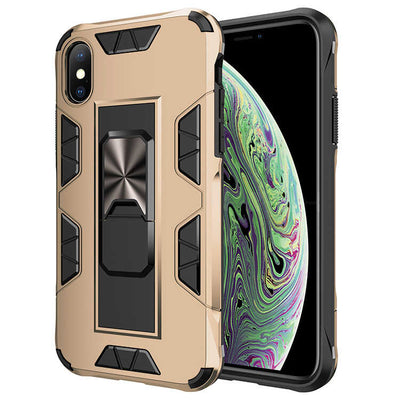Apple iPhone XS 5.8 Kılıf Zore Volve Kapak Gold