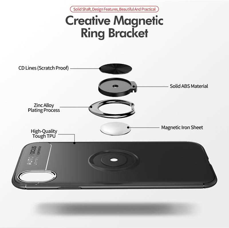 Apple iPhone XR 6.1 Kılıf Zore Ravel Silikon Kapak Kırmızı