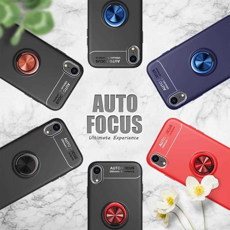 Apple iPhone XR 6.1 Kılıf Zore Ravel Silikon Kapak Mavi