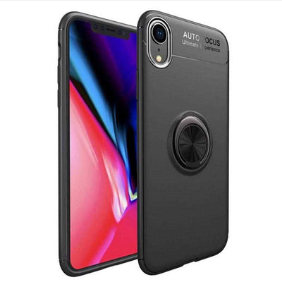 Apple iPhone XR 6.1 Kılıf Zore Ravel Silikon Kapak Siyah