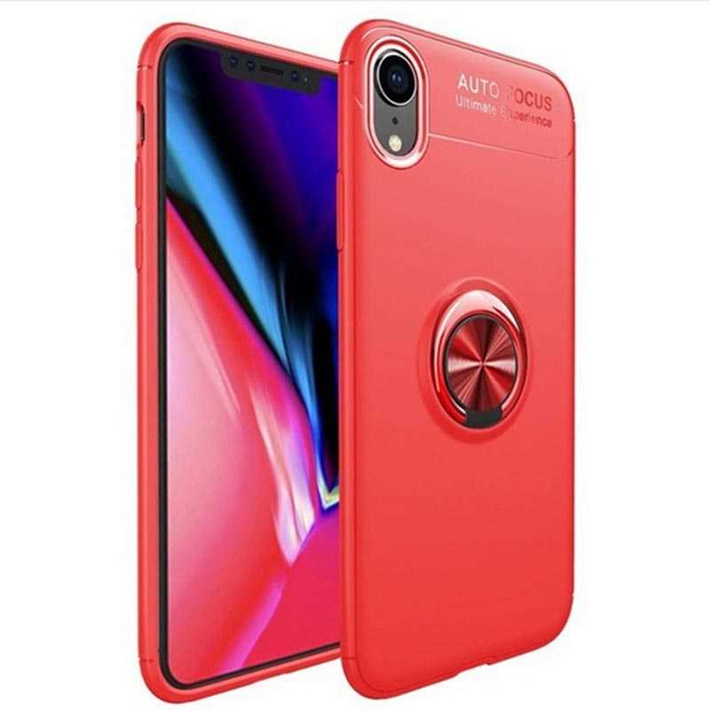 Apple iPhone XR 6.1 Kılıf Zore Ravel Silikon Kapak Kırmızı