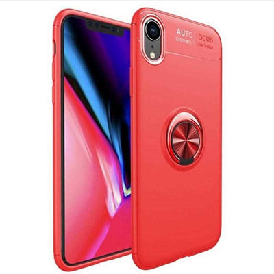 Apple iPhone XR 6.1 Kılıf Zore Ravel Silikon Kapak Kırmızı