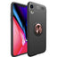Apple iPhone XR 6.1 Kılıf Zore Ravel Silikon Kapak Siyah-Rose Gold