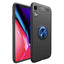 Apple iPhone XR 6.1 Kılıf Zore Ravel Silikon Kapak Siyah-Mavi