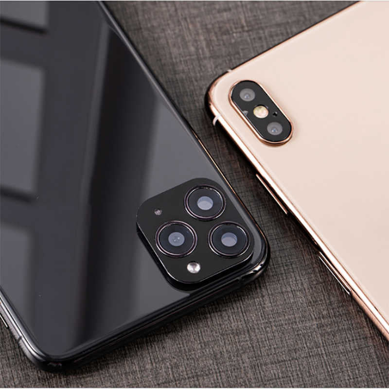 Apple iPhone XS Max 6.5 Zore CP-01 iPhone 11 Pro Max Kamera Lens Dönüştürücü Siyah