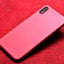 Apple iPhone XS Max 6.5 Kılıf Zore 1.Kalite PP Silikon Kırmızı