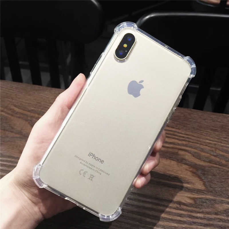Apple iPhone XS Max 6.5 Kılıf Zore Nitro Anti Shock Silikon Renksiz