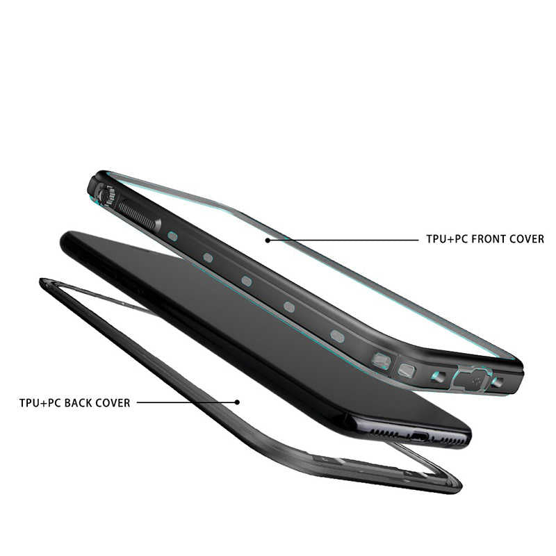 Apple iPhone XS Max 6.5 Kılıf Zore 1-1 Su Geçirmez Kılıf Siyah