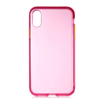 Apple iPhone XS Max 6.5 Kılıf Zore Bistro Kapak Pembe