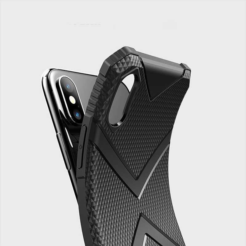 Apple iPhone XS Max 6.5 Kılıf Zore Hank Silikon Lacivert