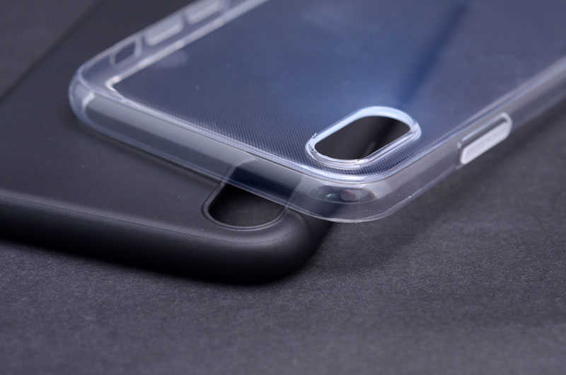 Apple iPhone XS Max 6.5 Kılıf Zore İmax Silikon Siyah