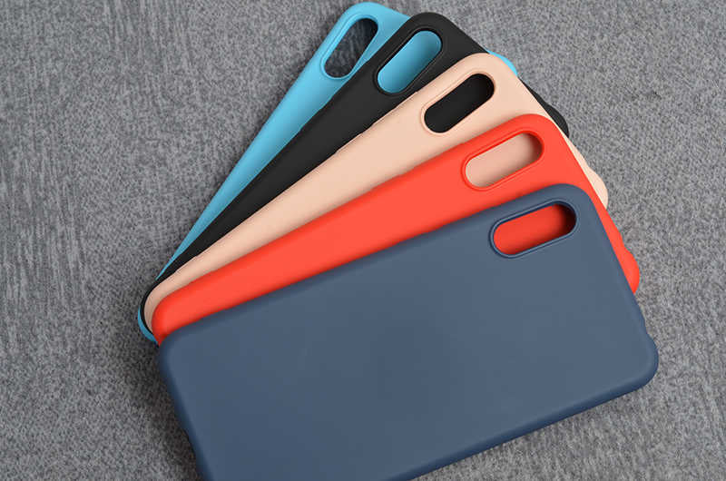 Apple iPhone XS Max 6.5 Kılıf Zore İnci Silikon Siyah