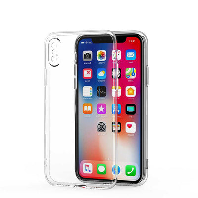 Apple iPhone XS Max 6.5 Kılıf Zore Kamera Korumalı Süper Silikon Kapak Renksiz