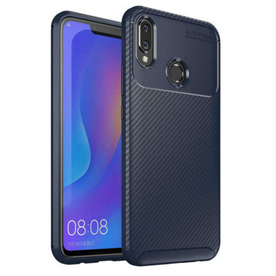 Apple iPhone XS Max 6.5 Kılıf Zore Negro Silikon Kapak Lacivert