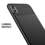 Apple iPhone XS Max 6.5 Kılıf Zore Negro Silikon Kapak Lacivert